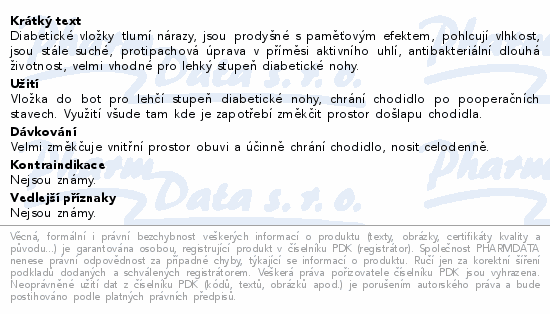 DR.GREPL Vložky Diabetic comfort vel.43-44