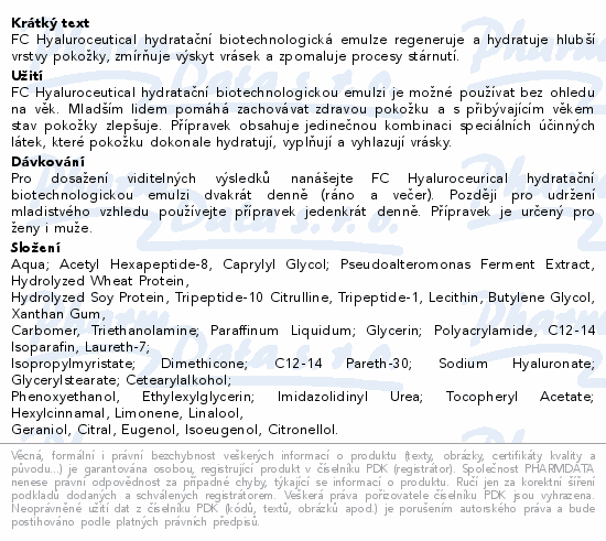 FC Hyaluroceutical 30ml