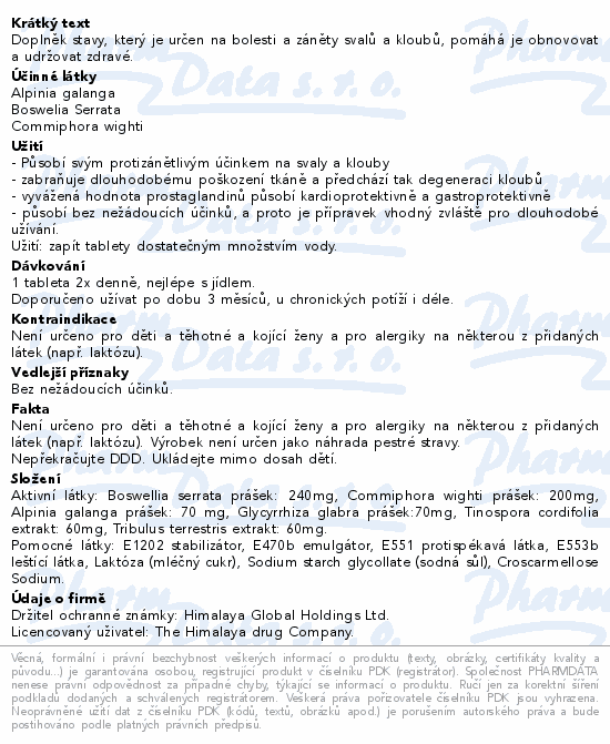 Himalaya Rumalaya Forte tbl.60