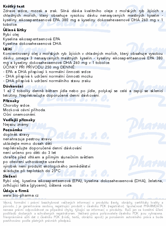 Omega 3 Forte 1200mg tob.90+45 Bio-Pharma