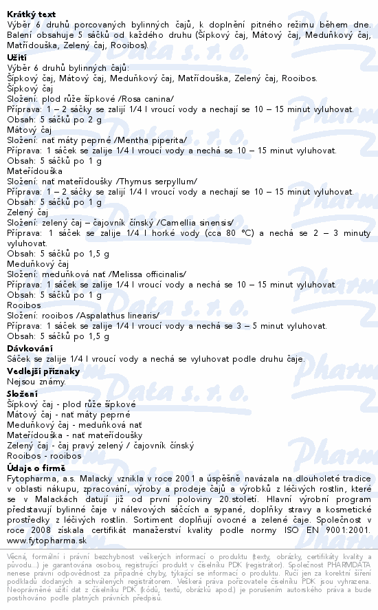 Bylinný MIX porc. 40g n.s. Fytopharma