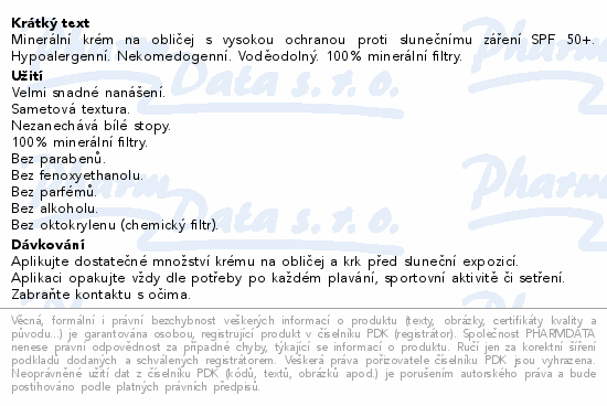 ISISPHARMA Uveblock Mineral Cream SPF50+ 40ml