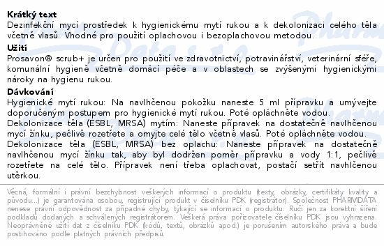 Prosavon scrub+ 5l schülke