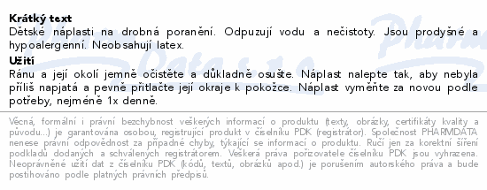 LIVSANE Dětské náplasti 20ks