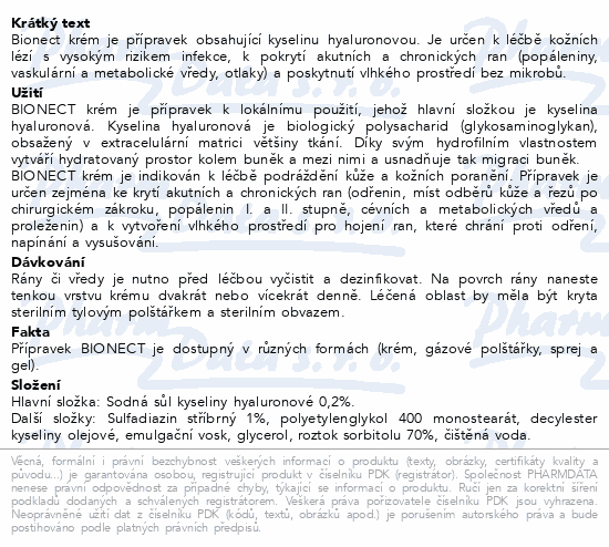Bionect Plus Krém 25g