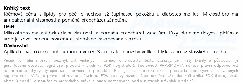 Allpresan diabetic Mikrosilber Repair pěna 125ml
