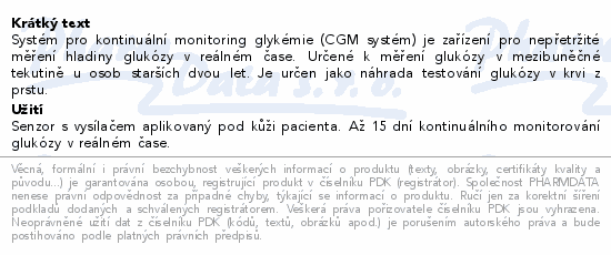 Sinocare iCan i3 systém pro monitoraci glukózy
