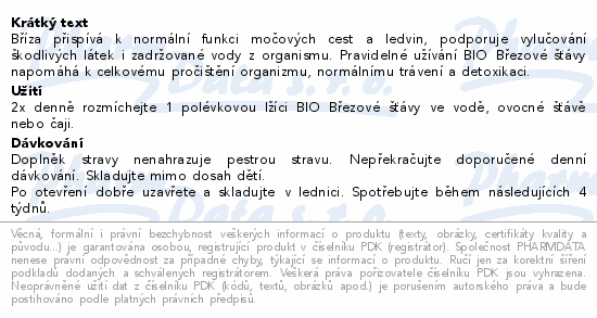 WELEDA Březová šťáva BIO 200ml