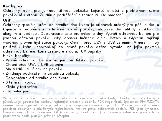 DERMEDIC Baby Linum Emolient Ochranný krém 50g