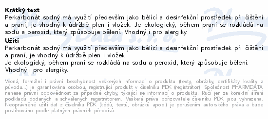 Allnature Perkarbonát sodný 5kg