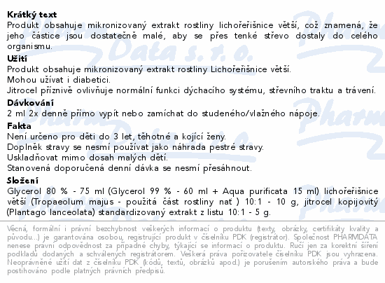 Edenpharma Lichořeřiš.větší+jitrocel Junior 100ml