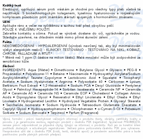 RILASTIL PROG.Elastizující a vyplňující sérum 30ml