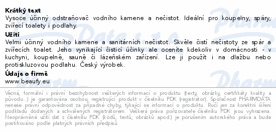 CLEANEE Pet Care odstraňovač vodního kamene 500ml