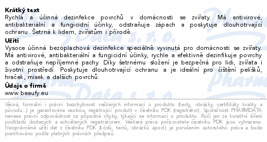 CLEANEE Pet Care bezoplachová desinfekce 500ml