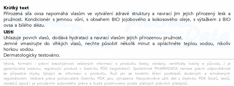 WELEDA Ovesný regenerační kondicionér 200ml