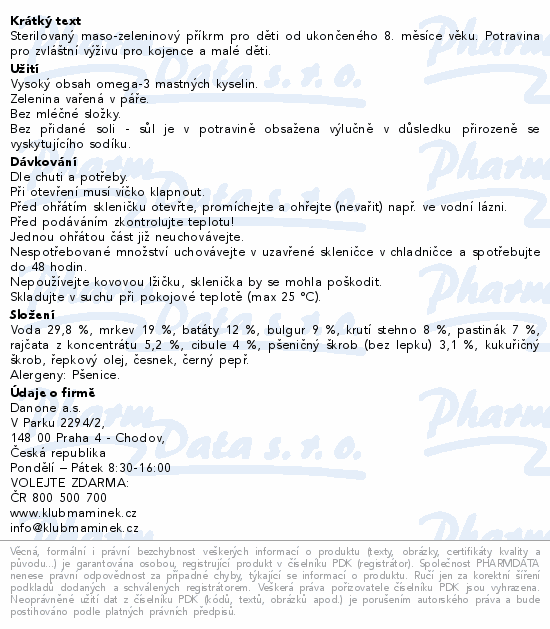 Hami Krůtí stehno s mrkví batáty bulgurem 250g 8m+