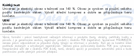 Obvaz elastický nesterilní 10cmx5m Steriwund