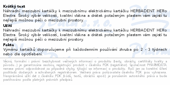 HERo mezizubní kartáček 0.7mm růžový 10ks