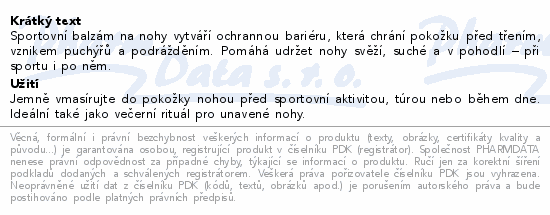 WELEDA Sport balzám na nohy 75ml