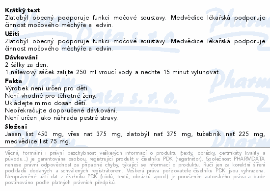 Herbofit Urologický čaj 20x1.5g
