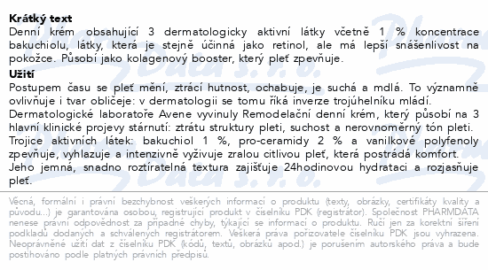 AVENE DermAbsolu Remodelační denní krém 50ml