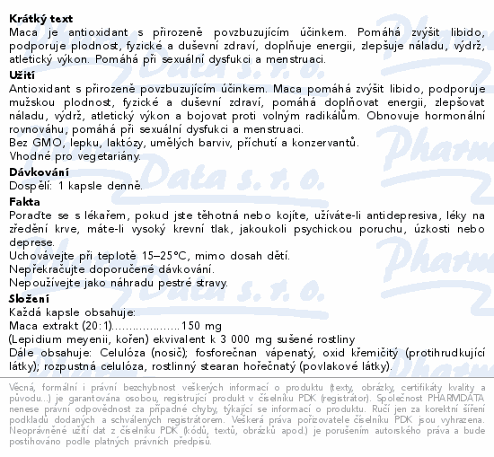 JAMIESON Maca 3000mg cps.60