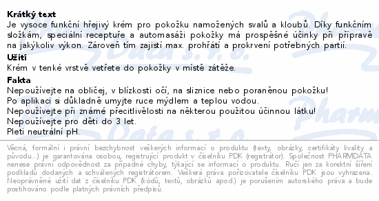 Emspoma Pro hřejivý krém 500ml