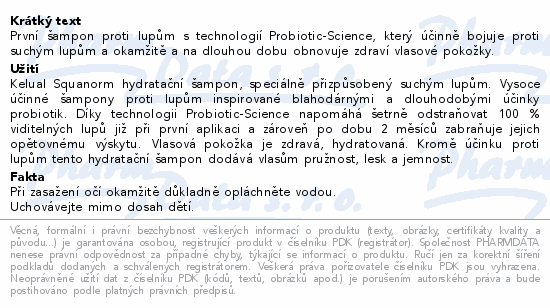 DUCRAY Kelual Squanorm Šamp.suché lupy náplň 400ml