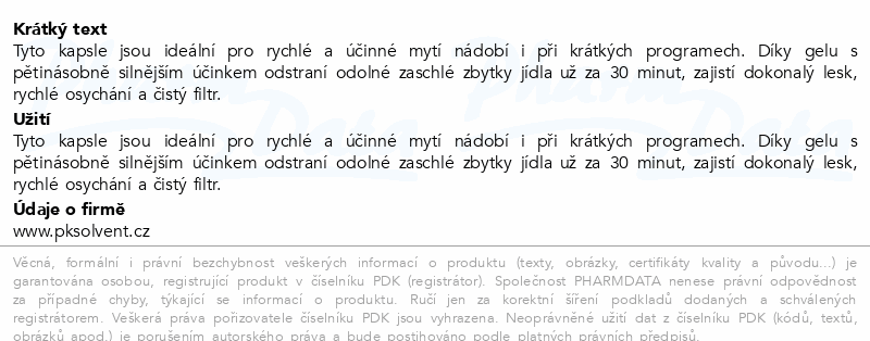 Jar Platinum Plus Lemon kapsle do myčky 82ks