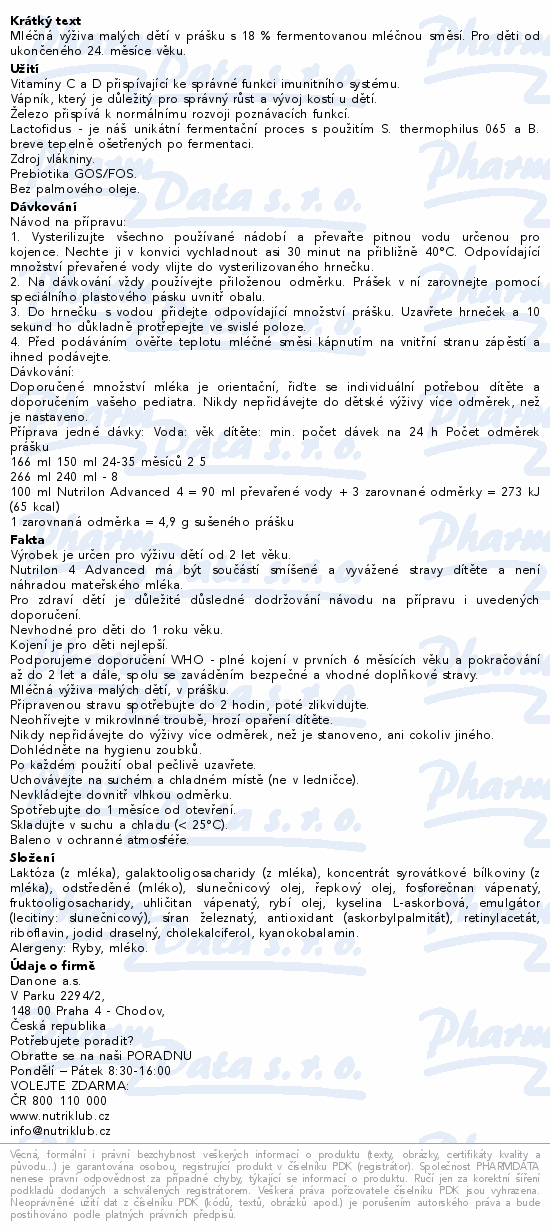 Nutrilon Advanced 4 2x500g