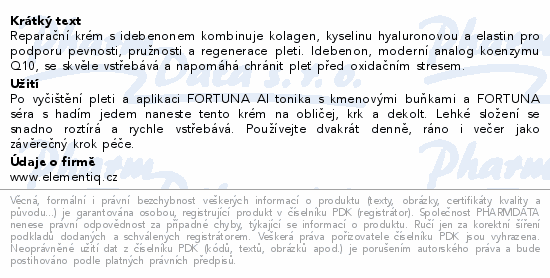 FORTUNA Intensive Repair Cream 50g