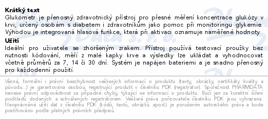 Wellion GALILEO audio glukometr oranžový