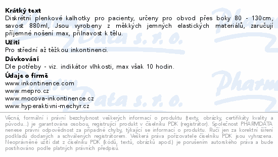 iD Discreet Pants Normal M 12ks