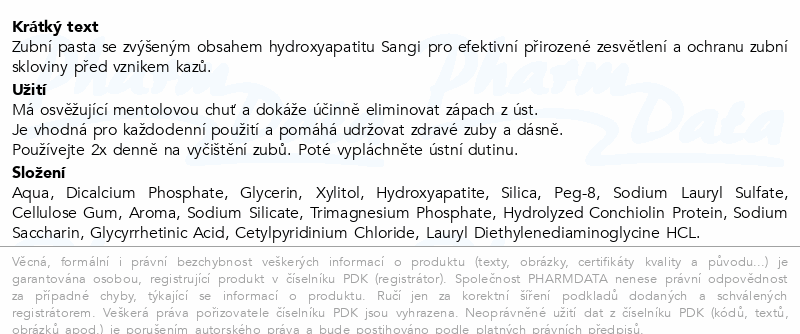 Apagard Premio nano zubní pasta 100g