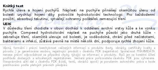 Compeed Náplasti na puchýře střední 5ks
