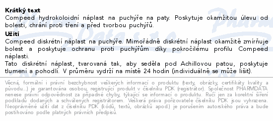 Compeed Náplasti na puchýře diskrétní 5ks