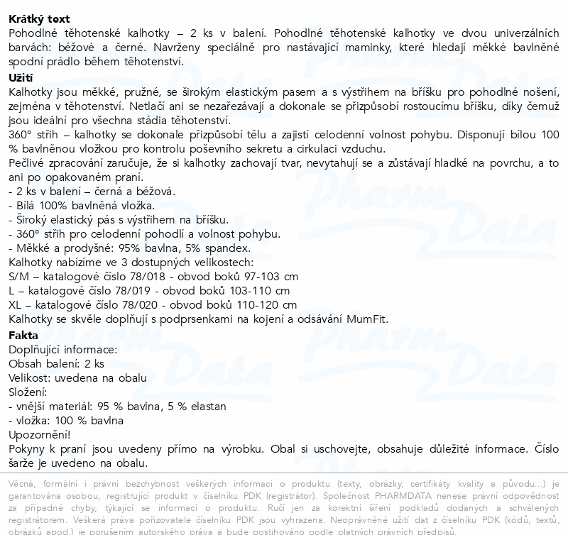 Canpol babies Těhot.kalh.s níz.pasem MumFIT XL2ks