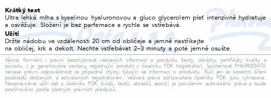 Eucerin HYALURON+3xEFFECT hydratační mlha 150ml