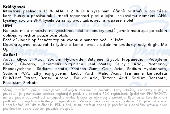 Dermacol Bright Me Up Intensive Peeling 30ml