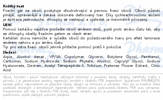 Dermacol Fixing Gel Eyebrow 24h 8ml