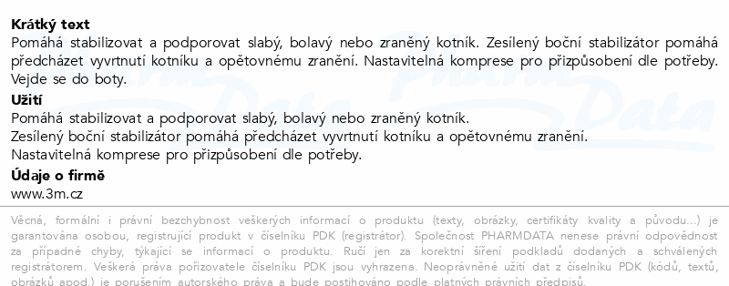 3M FUTURO Výkonnostní stabilizátor kotníku