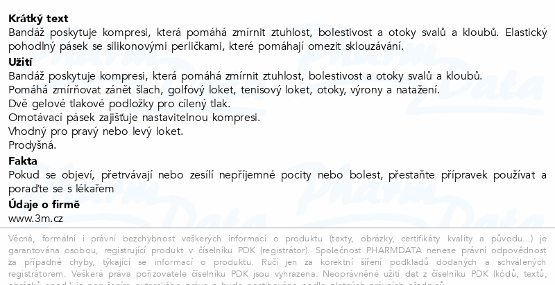 3M FUTURO Loketní bandáž s epikondylár.páskou L/XL