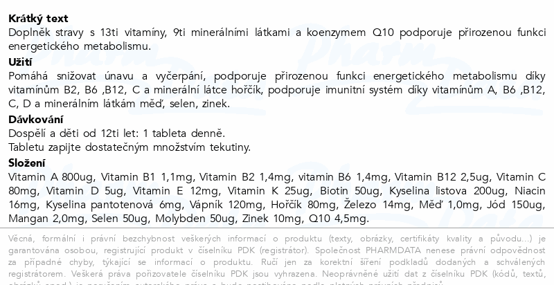 Supradyn CO Q10 Energy tbl.30