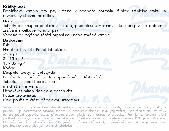 PETIGAL Probiotika s příchutí masa tbl.100