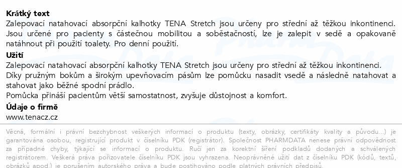 TENA Proskin Stretch Day Super M ink.zal.kalh.10ks