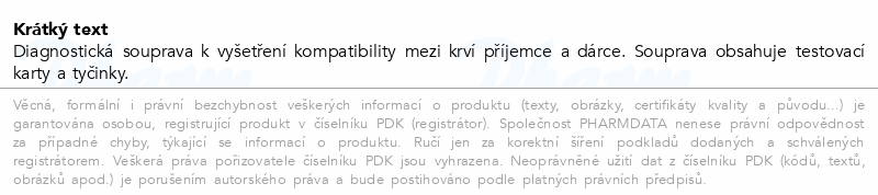 Diagnost.soup.ABO set monokl.na 30 vyšetření