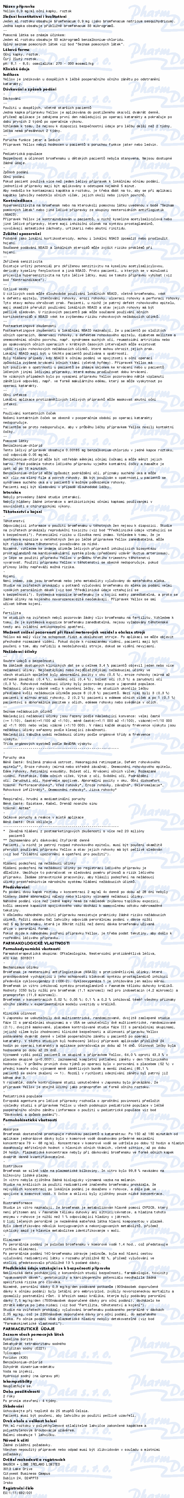 Yellox 0.9mg/ml oph.gtt.sol.1x5ml