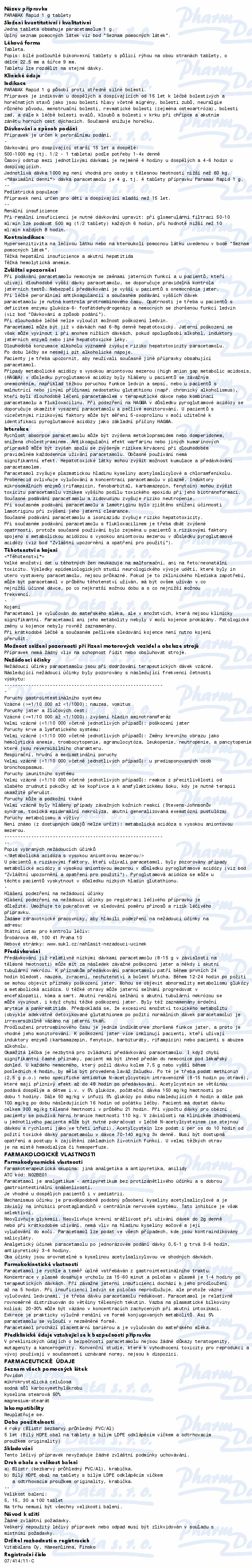 Paramax Rapid 1g por.tbl.nob.30x1000mg