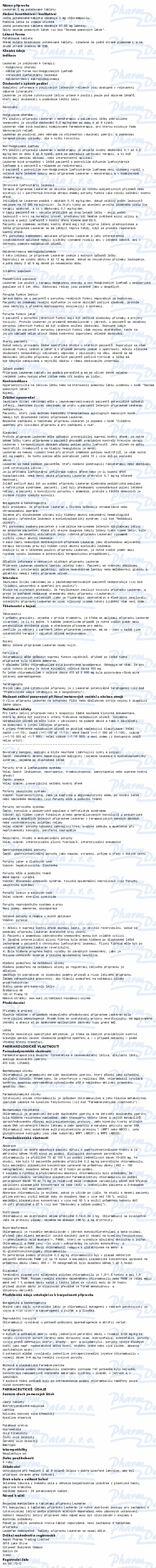 Leukeran 2mg tbl.flm.25