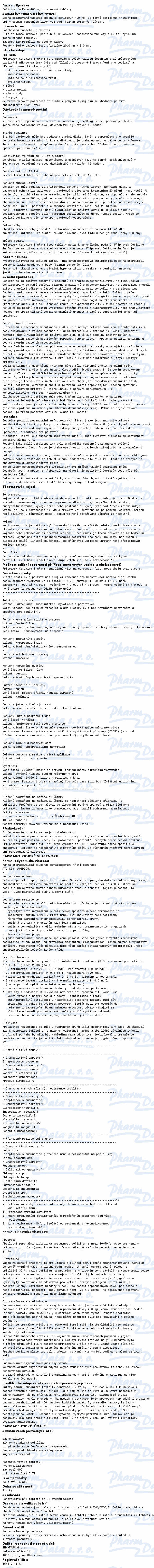 Cefixime Innfarm 400mg por.tbl.flm.10x400mg